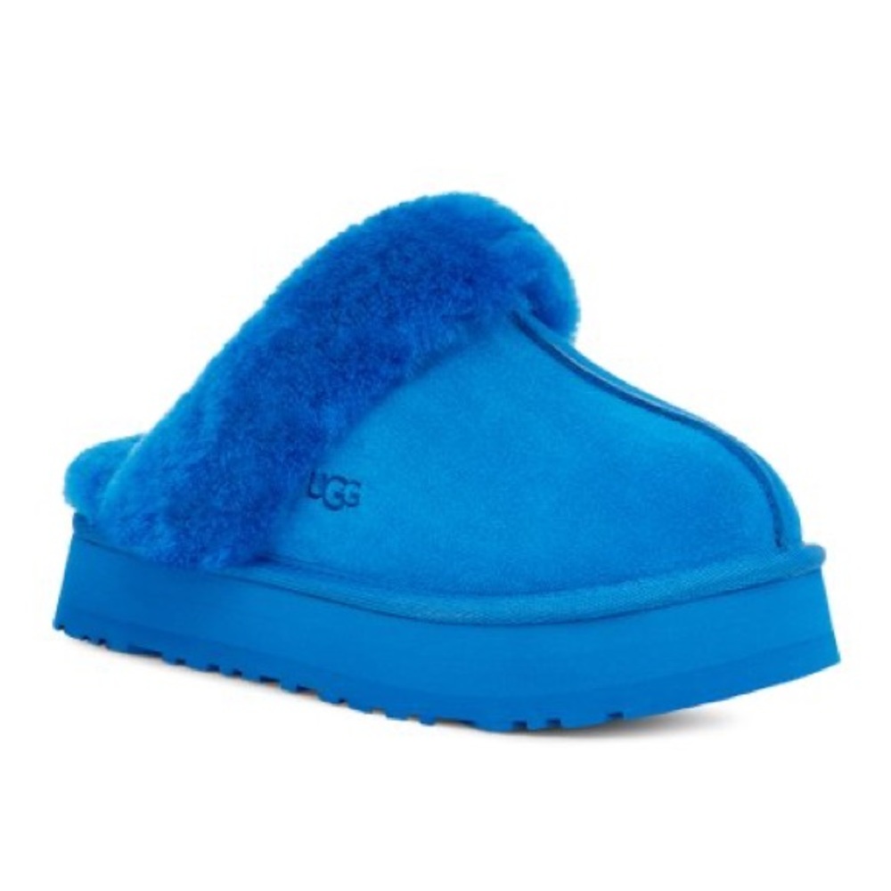 UGG royal blue disquette slippers